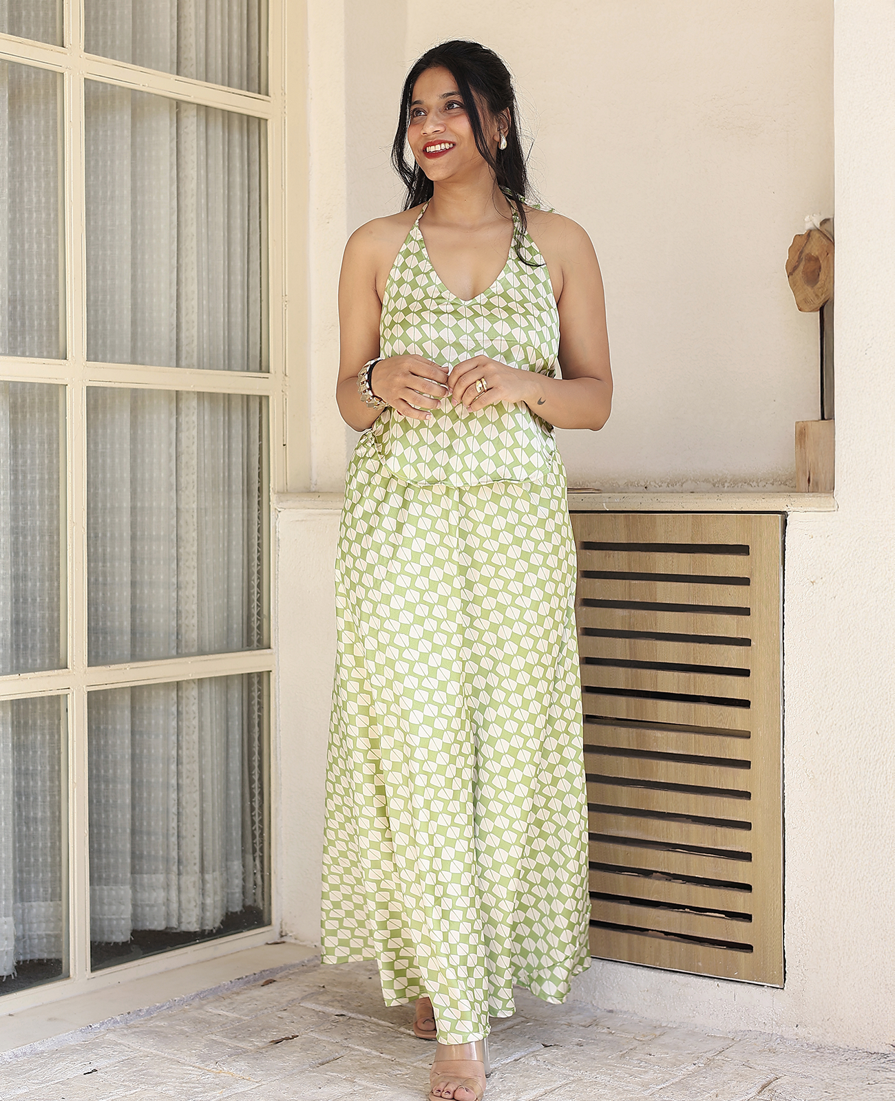 Mod Muse - Top & Maxi Skirt Set