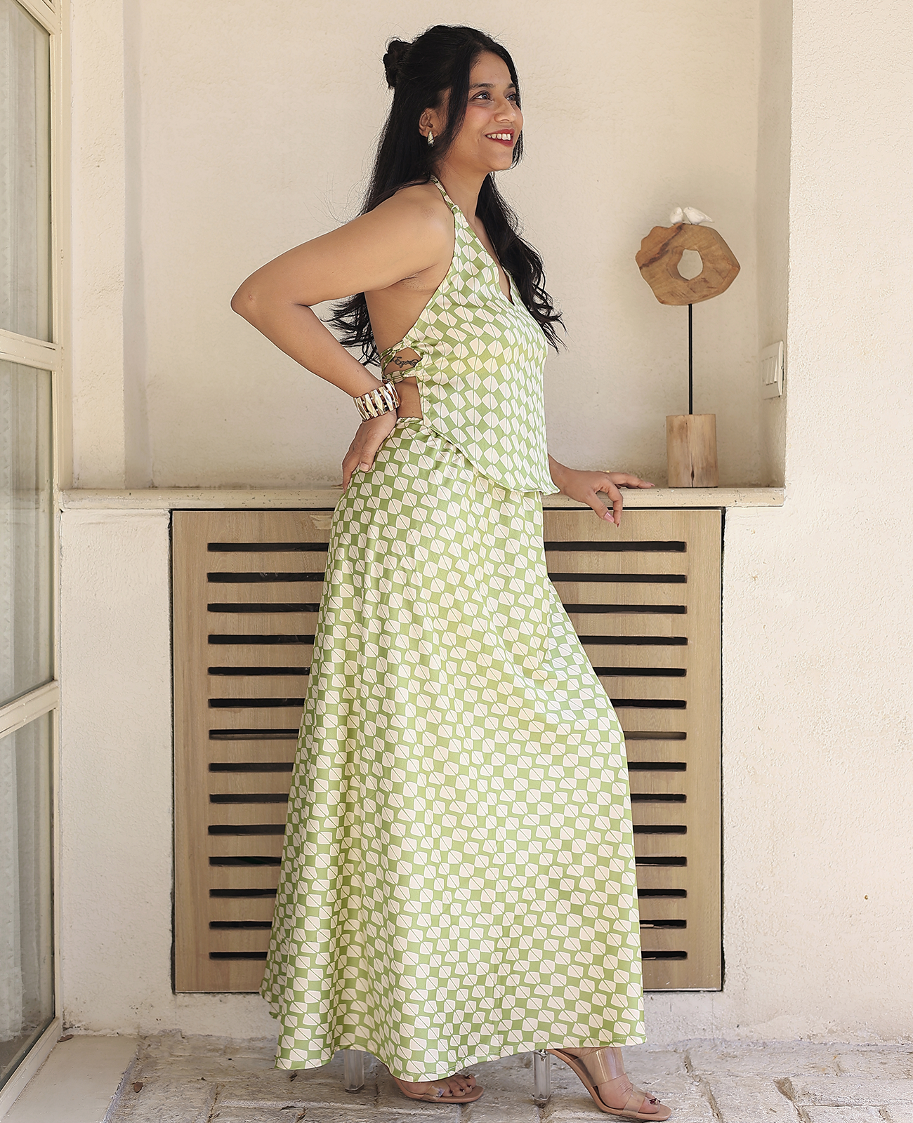 Mod Muse - Top & Maxi Skirt Set