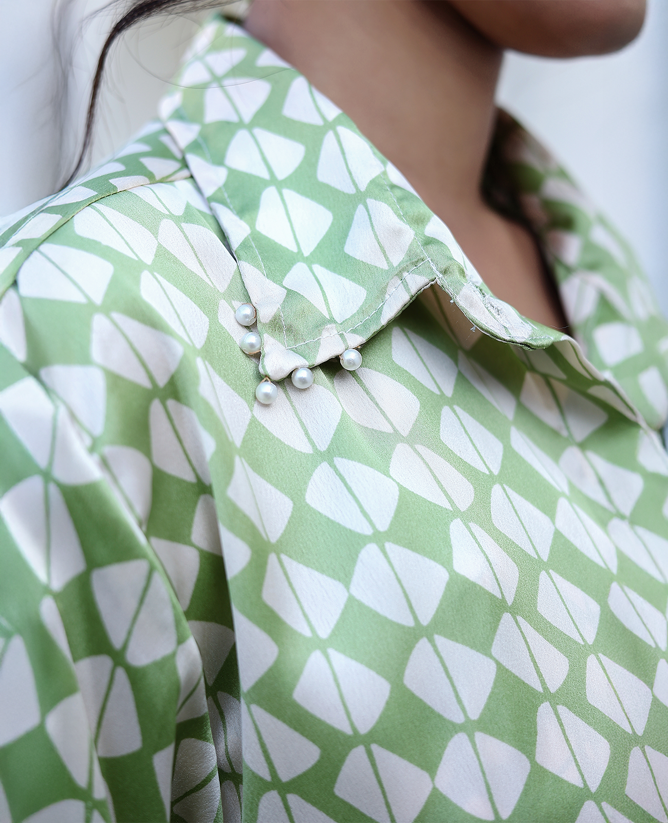 Mod Muse Long Sleeve Button-Down Shirt