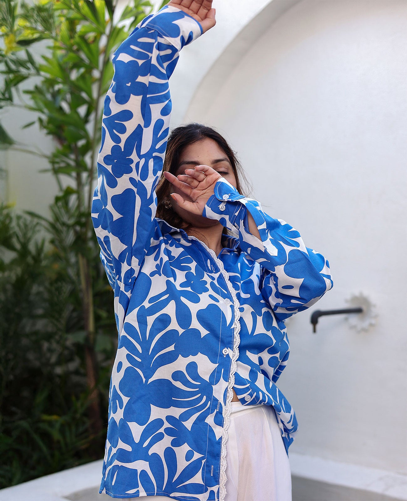 Bluebell Dreams Button-Down Shirt
