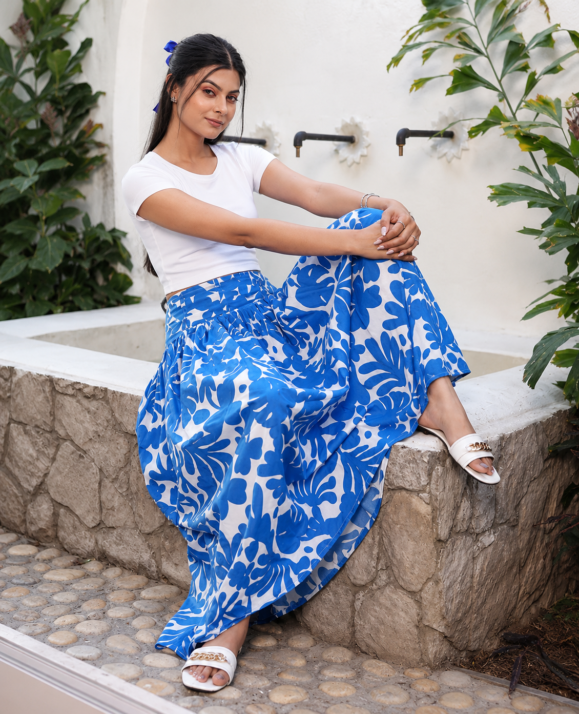 Bluebell Dreams Maxi Skirt