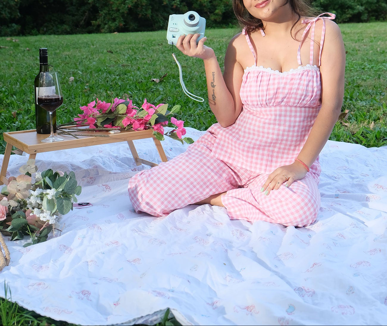 Bubblegum Gingham Co-ord Set