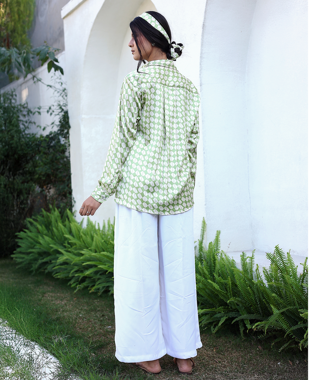 Mod Muse Long Sleeve Button-Down Shirt