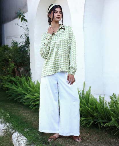 Mod Muse Long Sleeve Button-Down Shirt