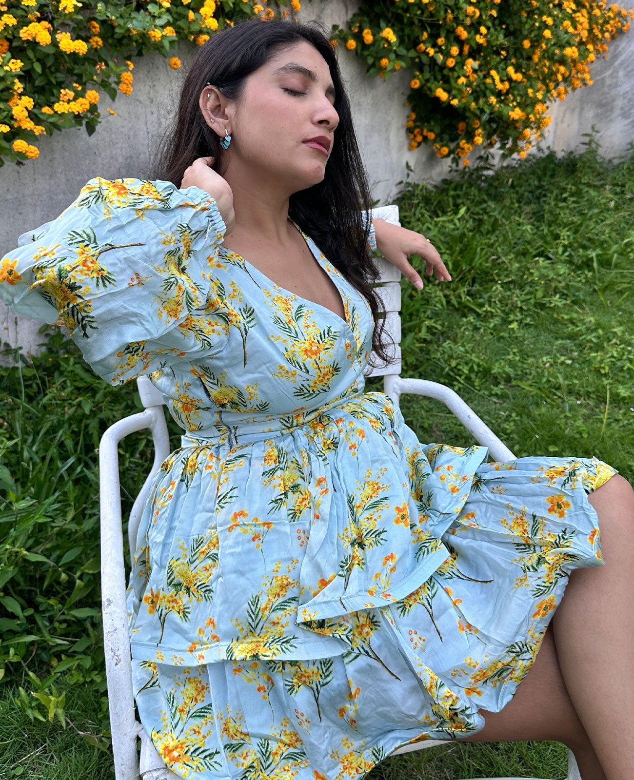 Blossom Belle Floral Mini Dress ginandberry Blossom Belle Floral Mini Dress ginandberry