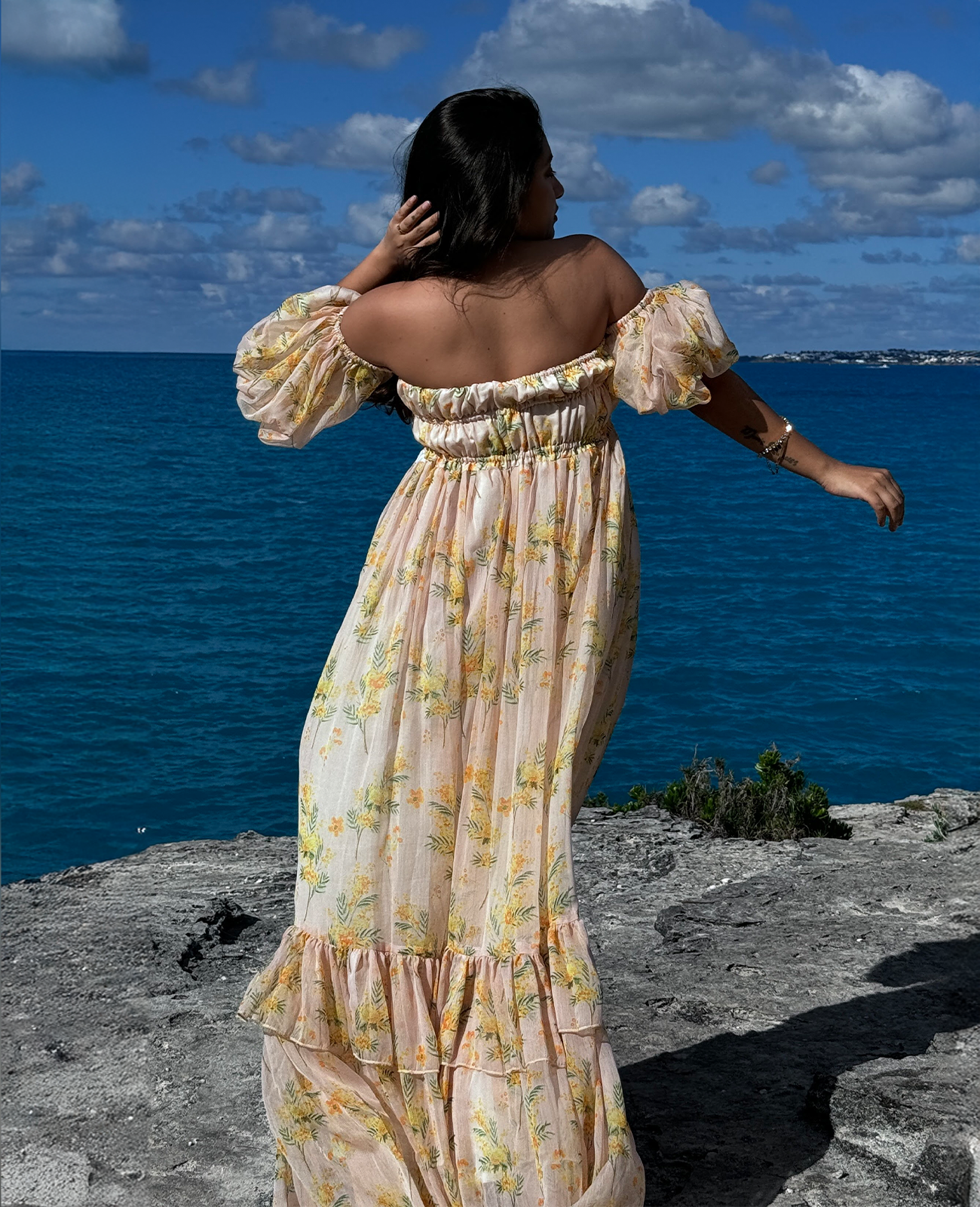 Santora Floral Long Dress