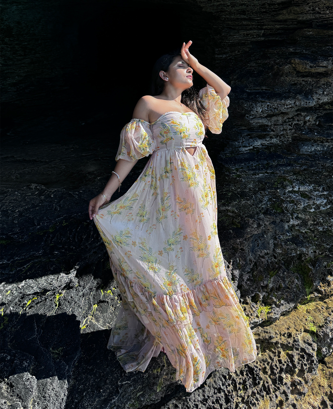 Santora Floral Long Dress