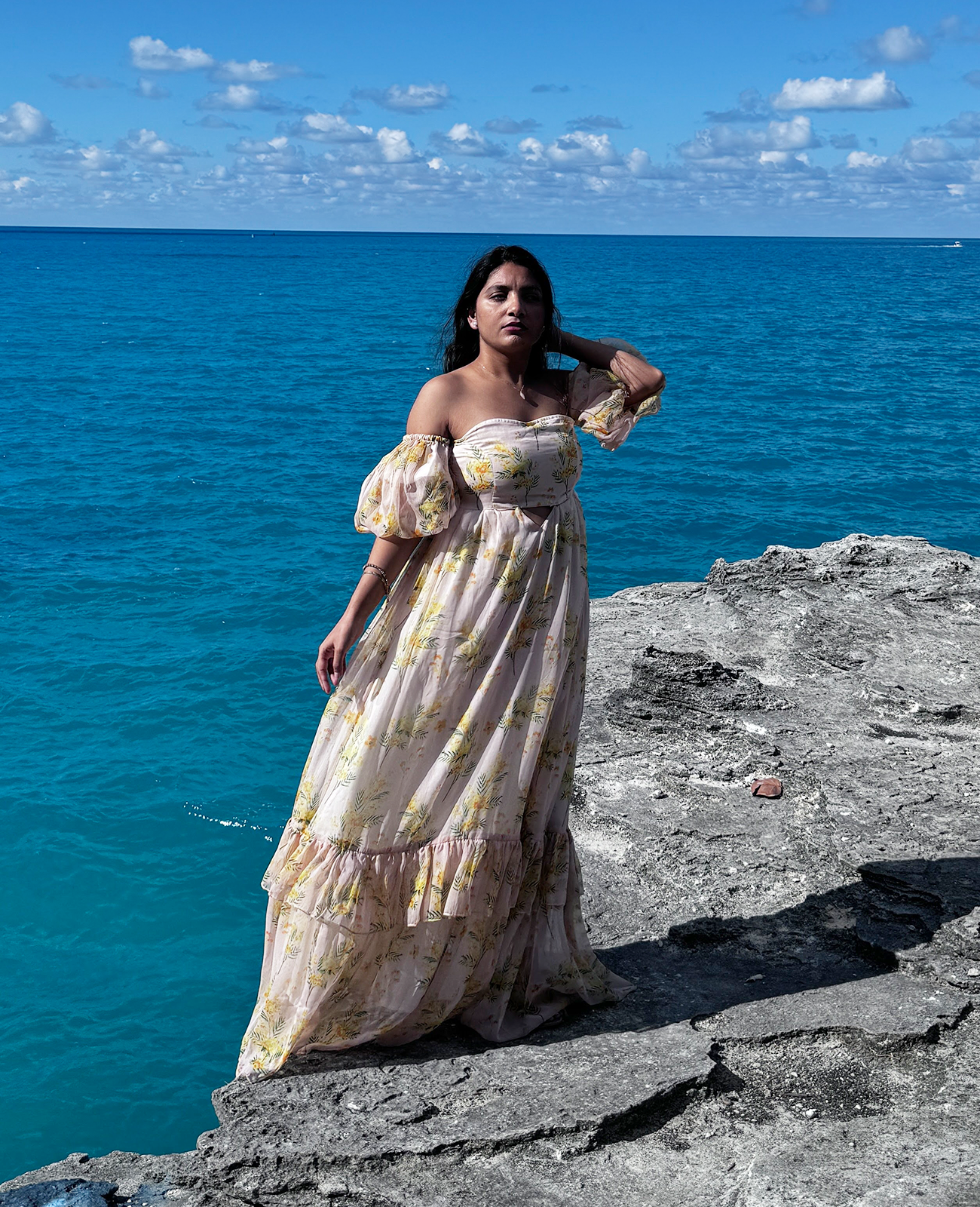 Santora Floral Long Dress