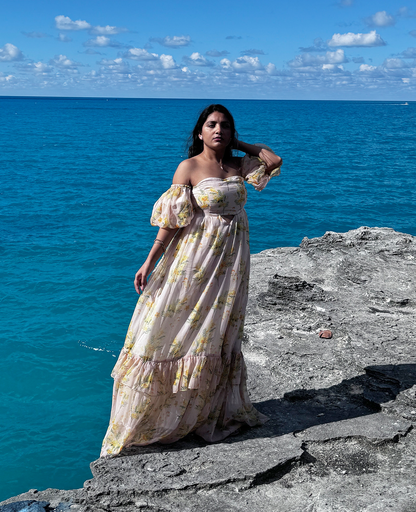 Santora Floral Long Dress